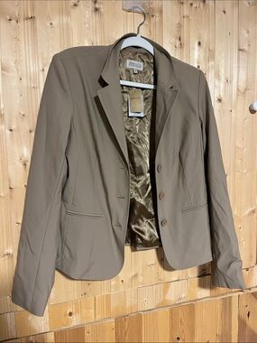 RW&CO. Taupe Women's Tailored Blazer
